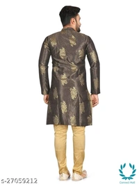 Urbane Mens Kurta Sets  - S, Top Fabric:Jacquard, Bottom Fabric: Cotton, Straigth Pajama, MultiPack :1